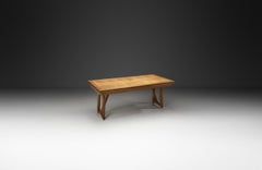 Tavolo da pranzo "L'Italienne" di Guillerme et Chambron per Votre Maison, Francia 1960s