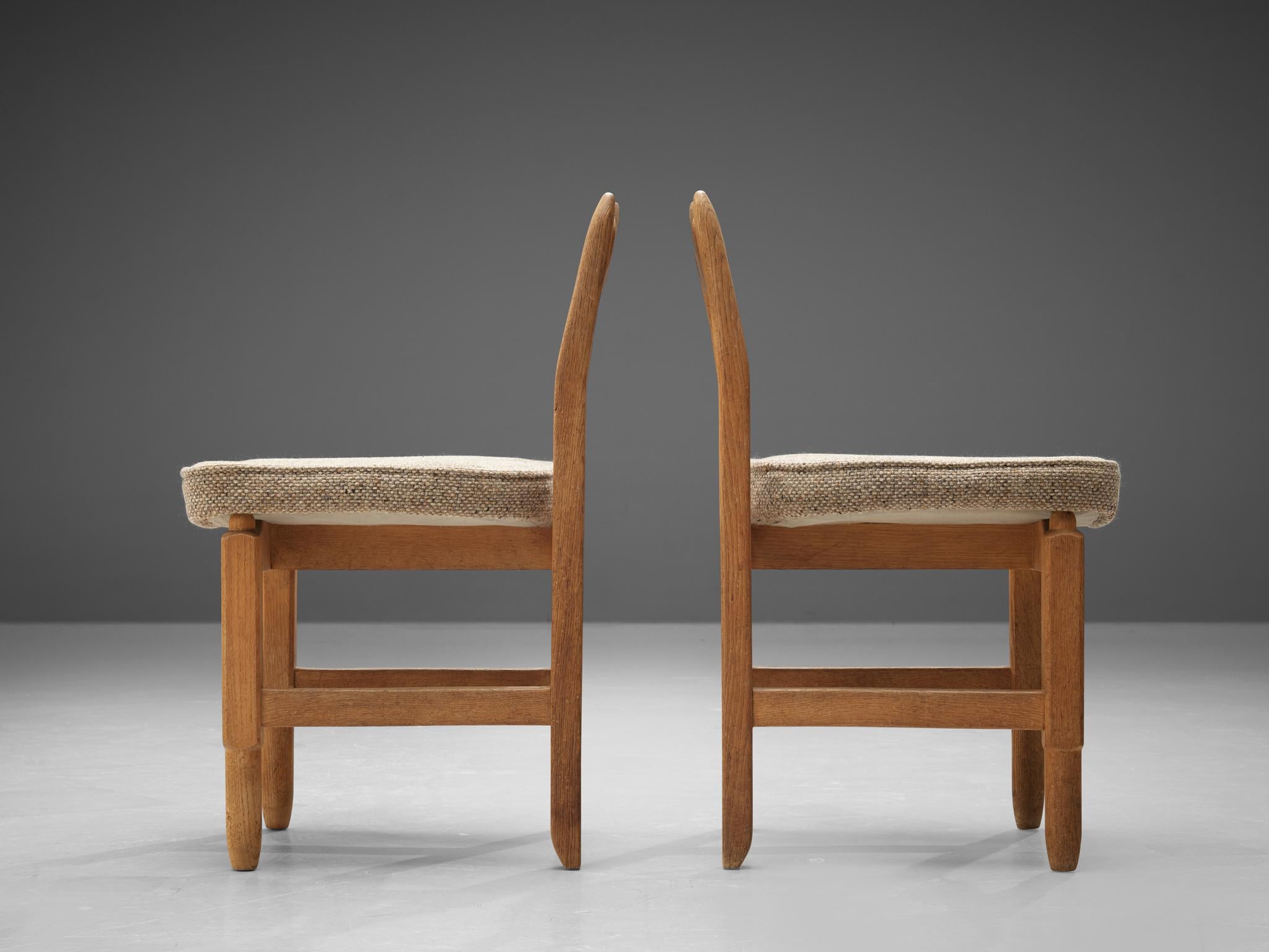 Guillerme et Chambron 'Lorraine' Chairs in Oak 2