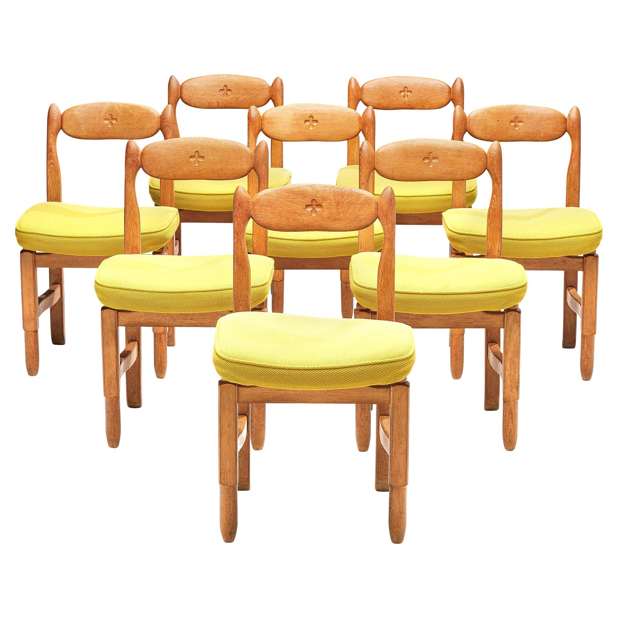 Guillerme et Chambron 'Lorraine' Chairs in Oak