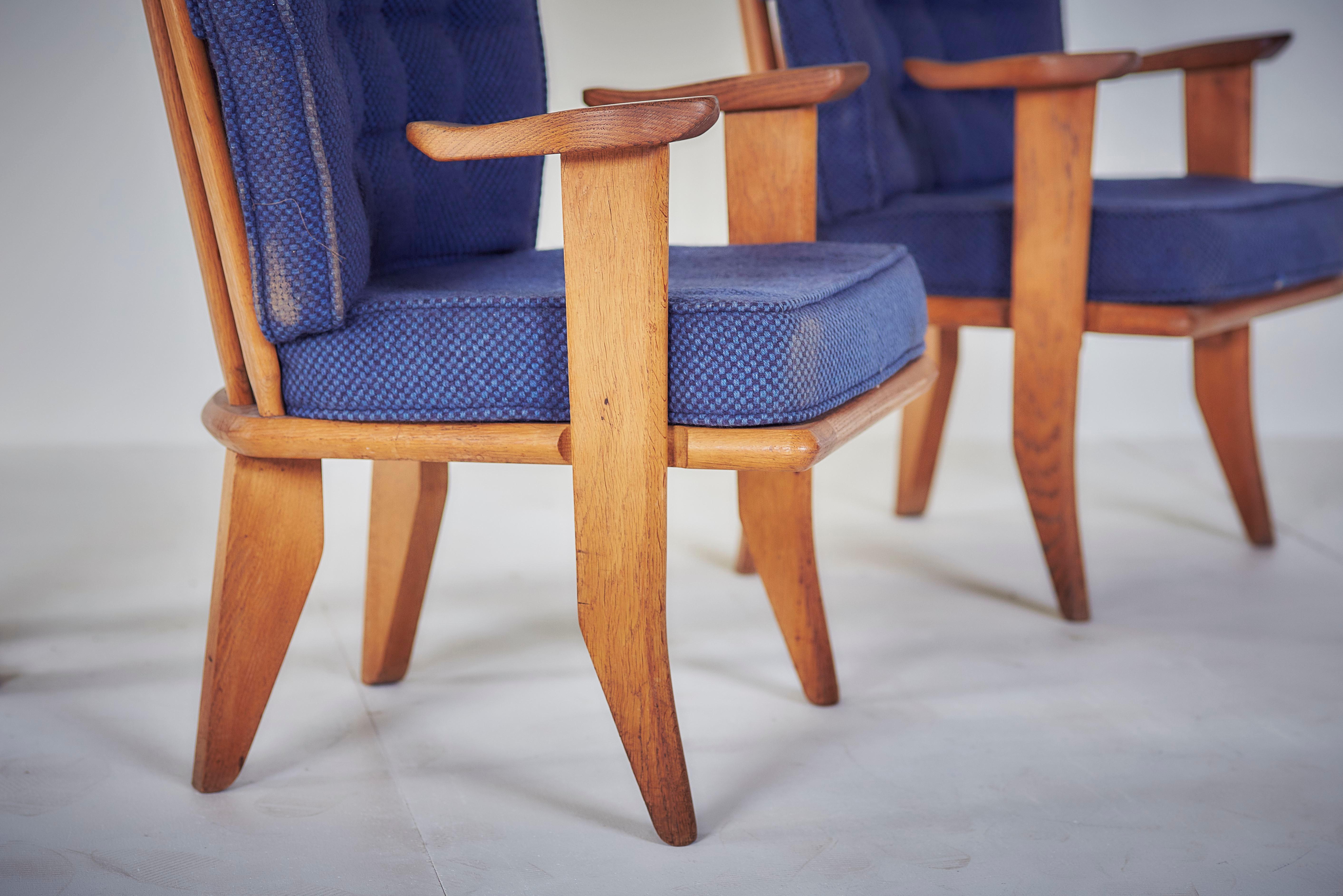 Guillerme et Chambron, Lounge Chairs, 1960s, Edited by Votre Maison 5