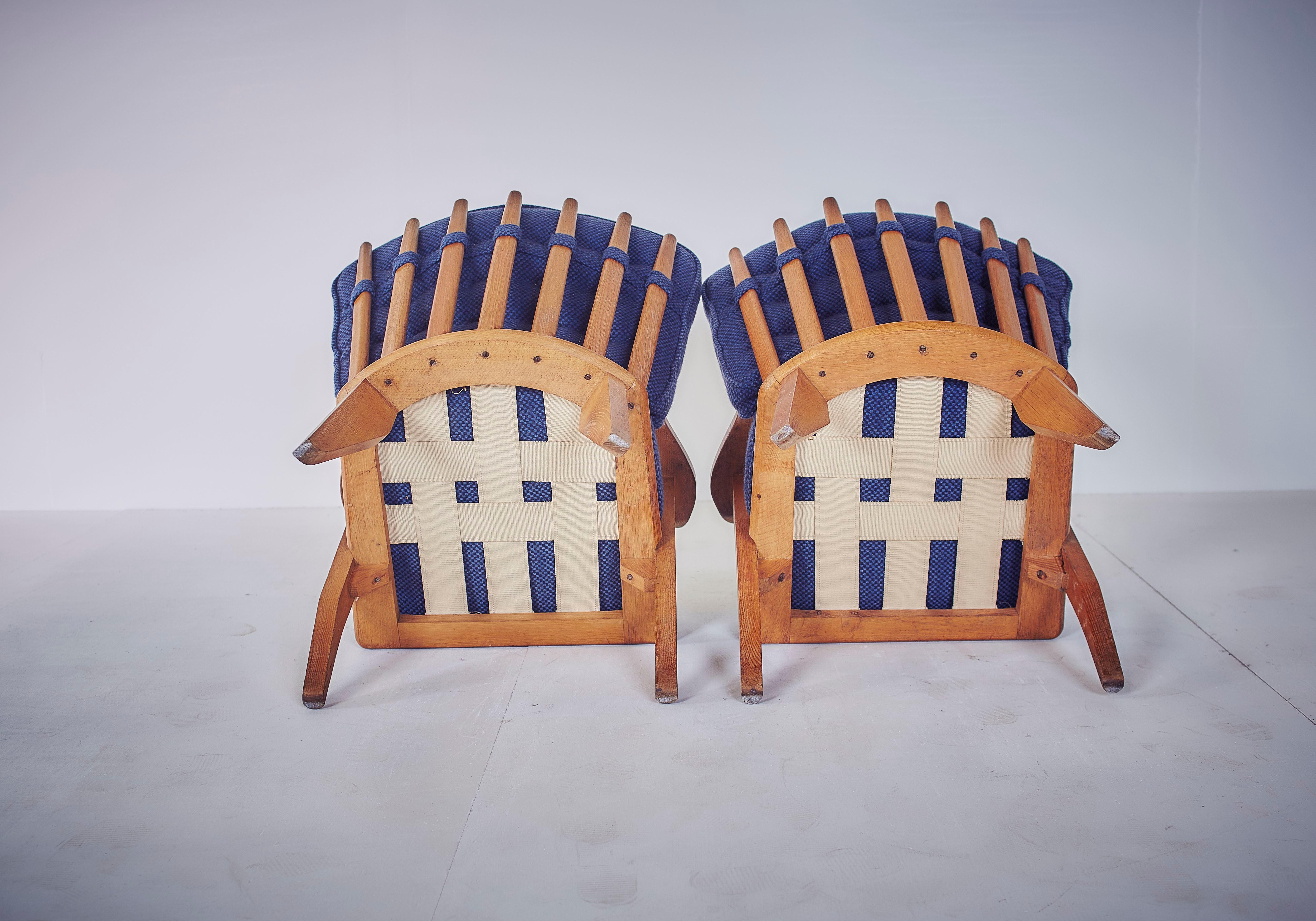 Guillerme et Chambron, Lounge Chairs, 1960s, Edited by Votre Maison 6
