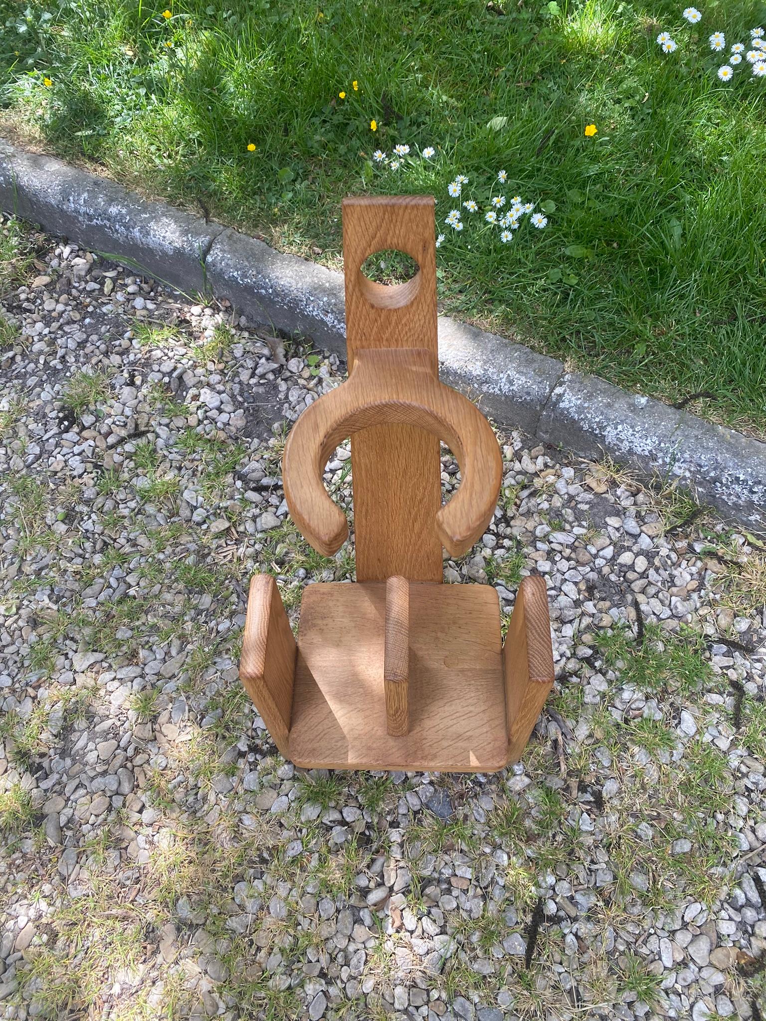 French Guillerme et Chambron Magazine Rack circa 1960 For Sale