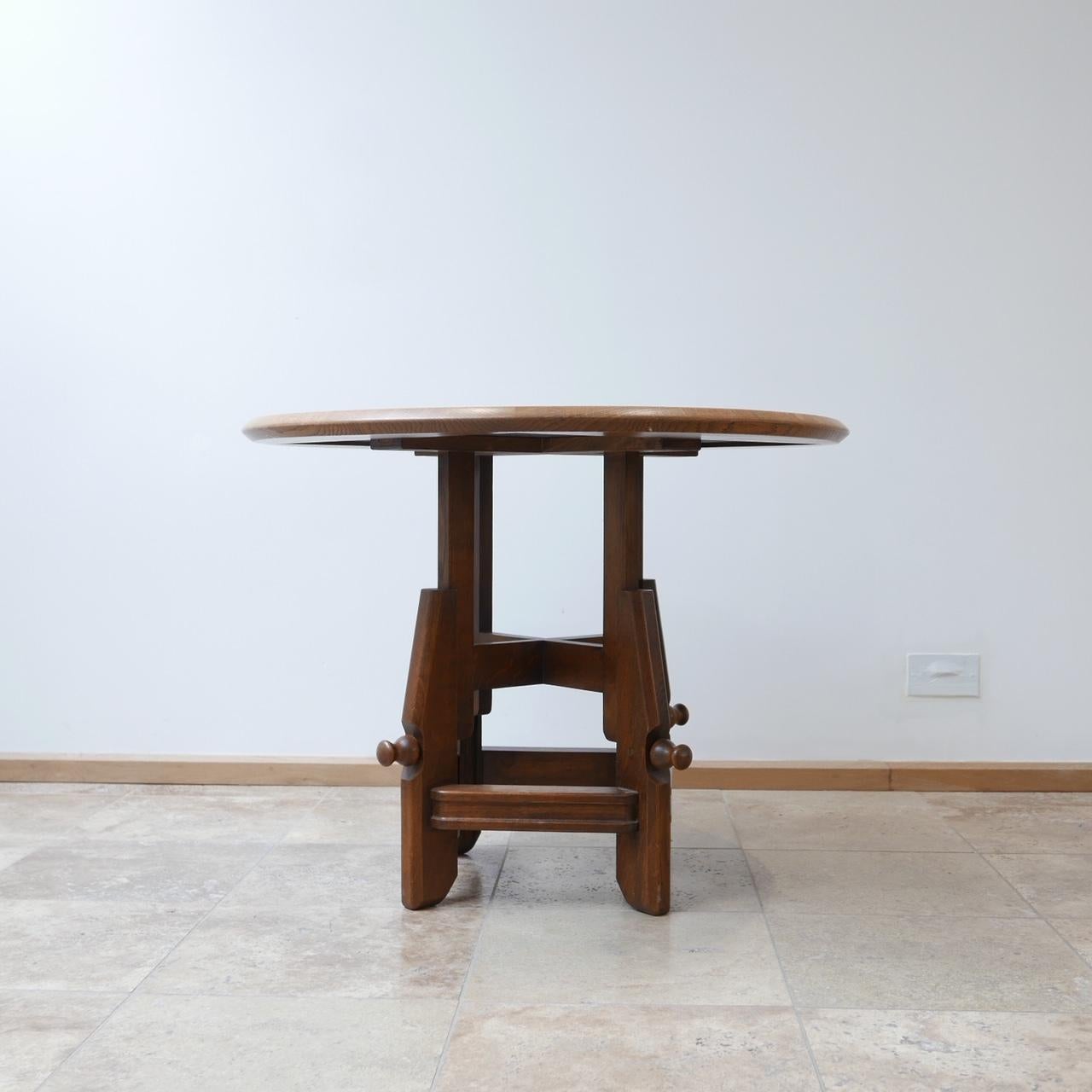 Mid-20th Century Guillerme et Chambron Metamorphic Coffee or Dining Table