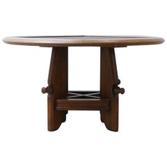 Vintage Guillerme et Chambron Metamorphic Coffee or Dining Table
