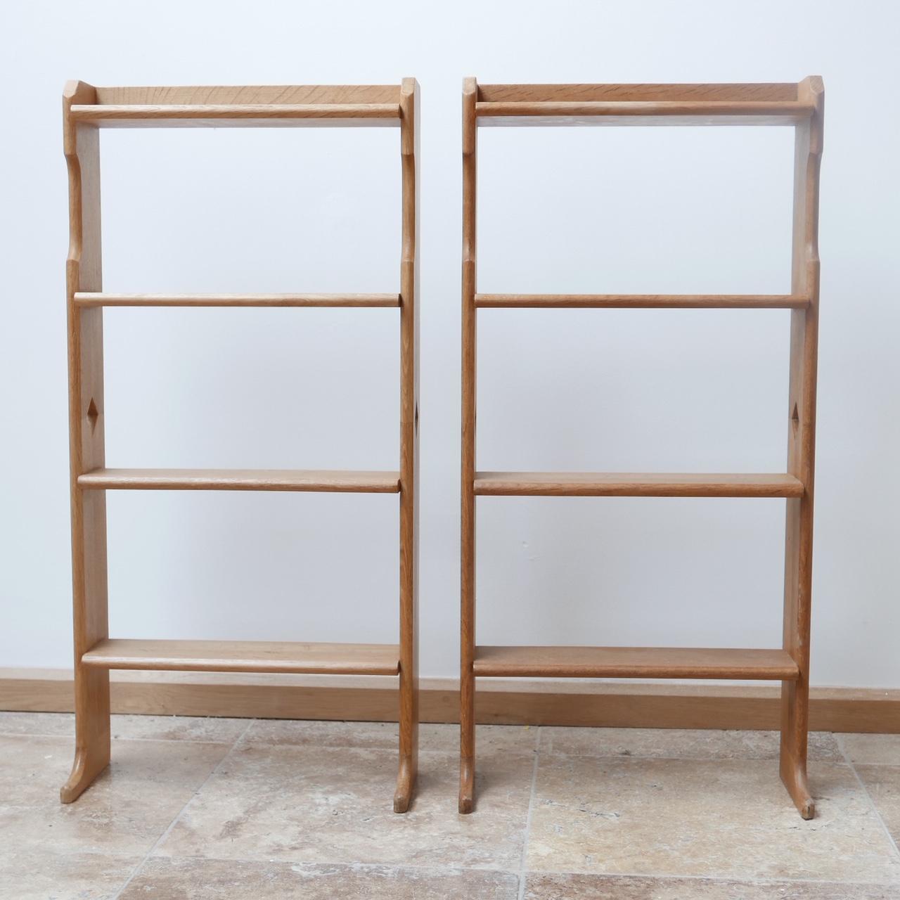 Guillerme et Chambron Midcentury French Small Bookcases or Shelving 5