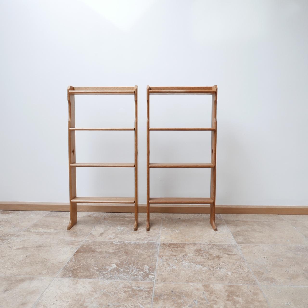 Guillerme et Chambron Midcentury French Small Bookcases or Shelving 6