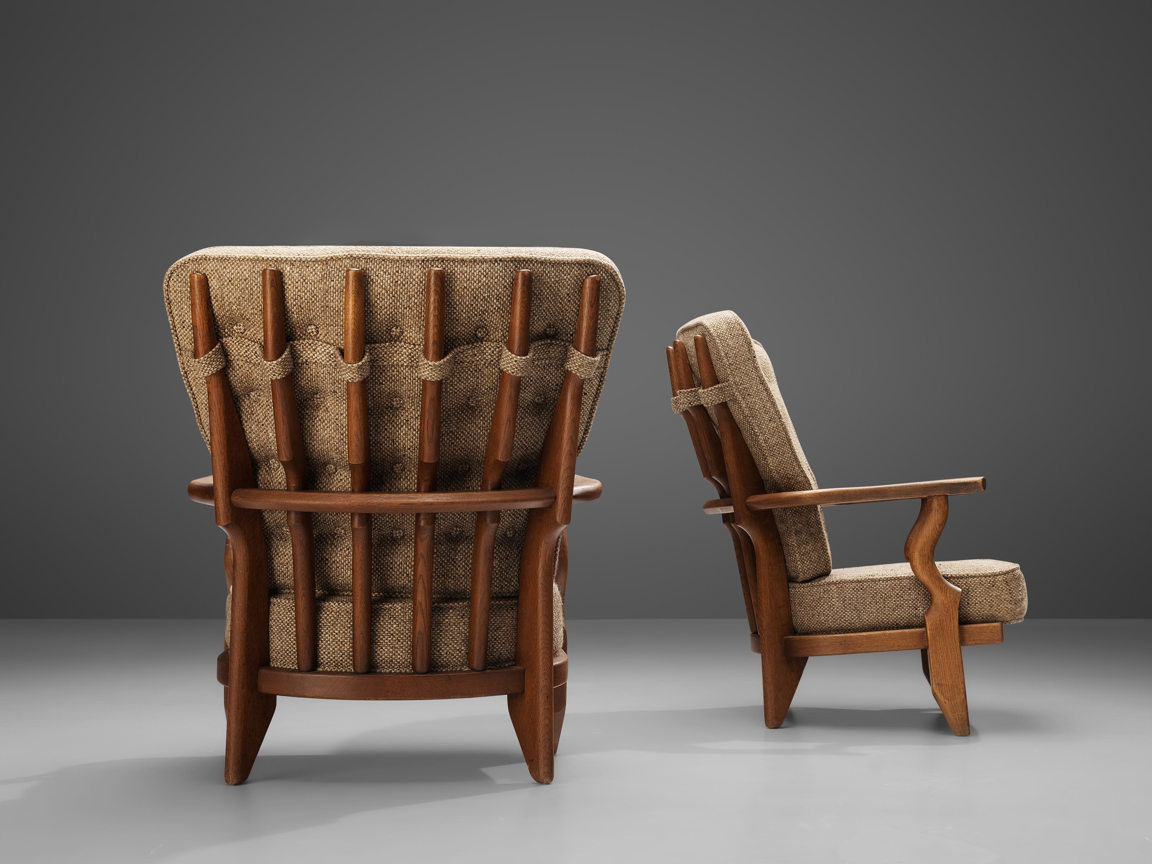 French Guillerme et Chambron 'Mid Repos' Lounge Chair