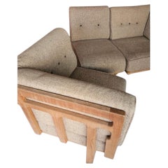 Guillerme et Chambron modulable sofa in oak