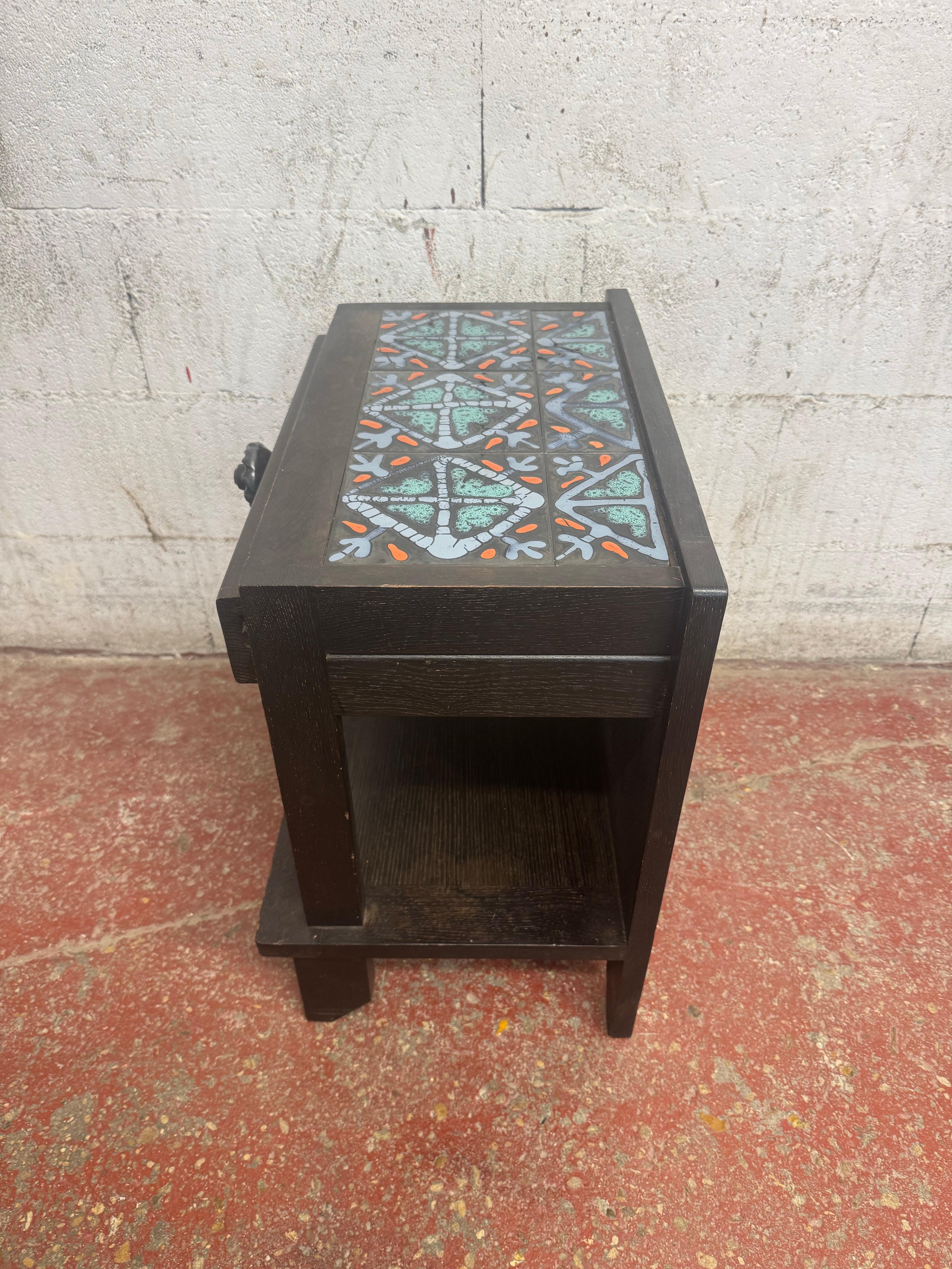 Guillerme et Chambron table de nuit en vente 3