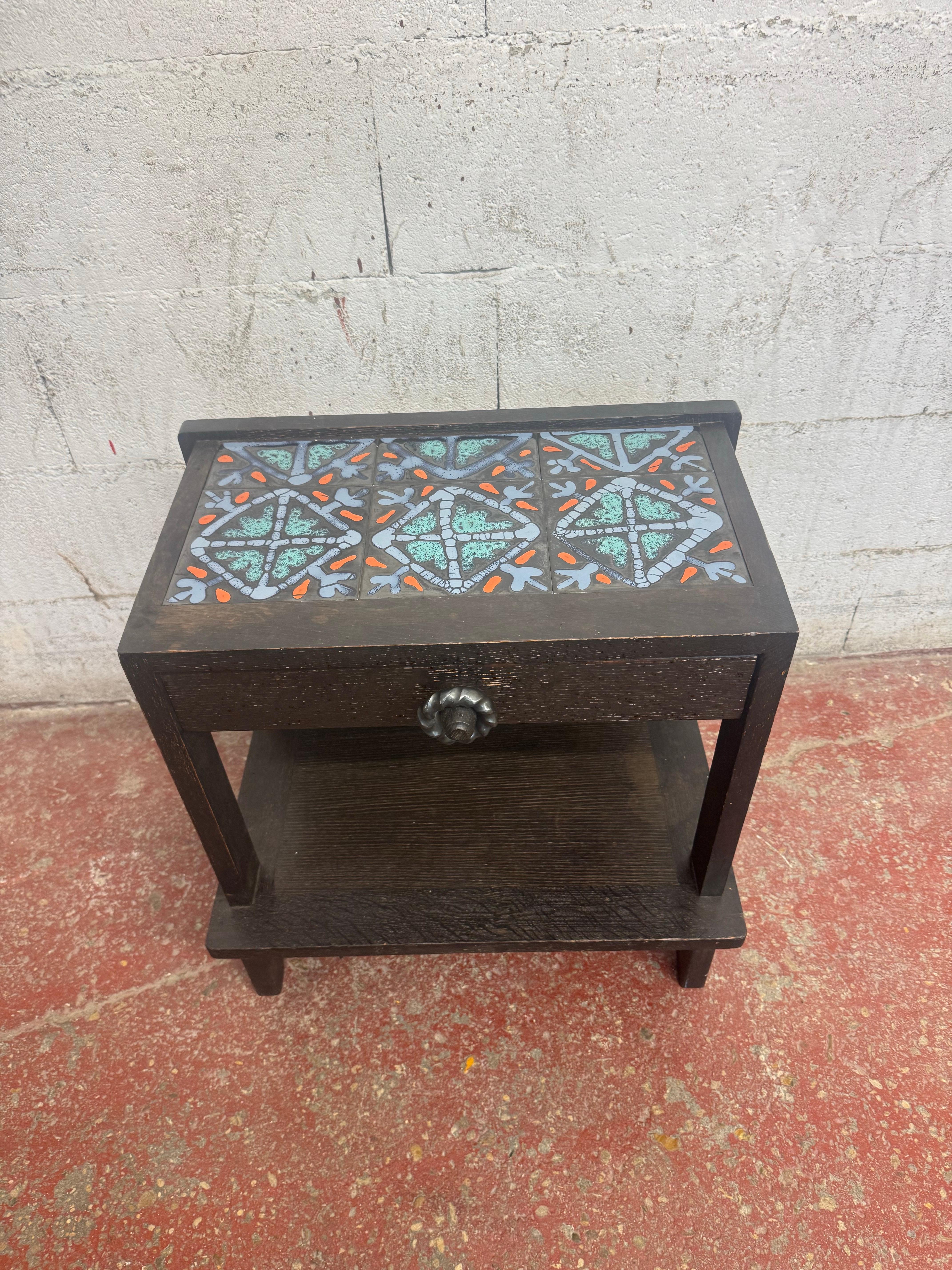 Guillerme et Chambron table de nuit en vente 2