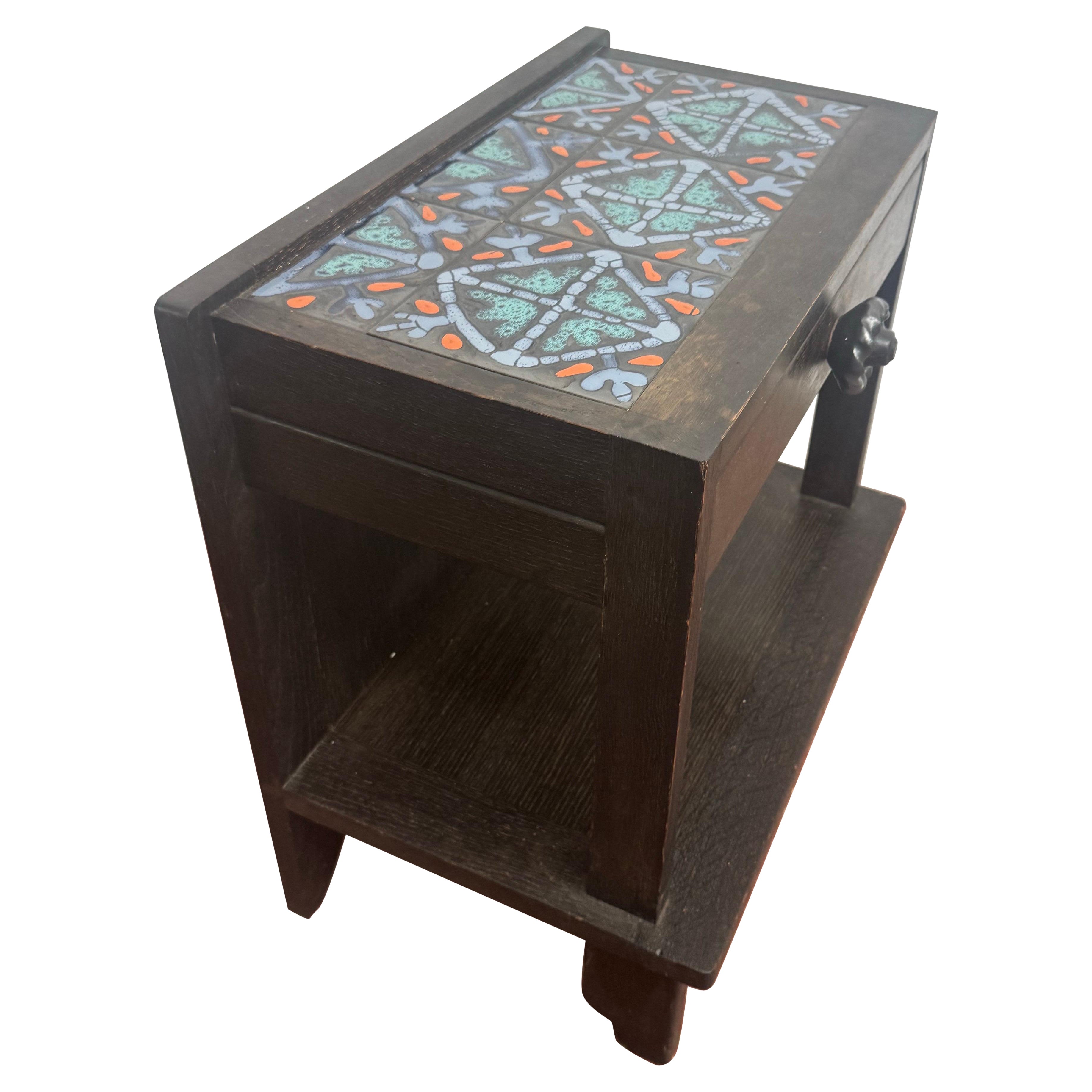 Guillerme et Chambron table de nuit en vente