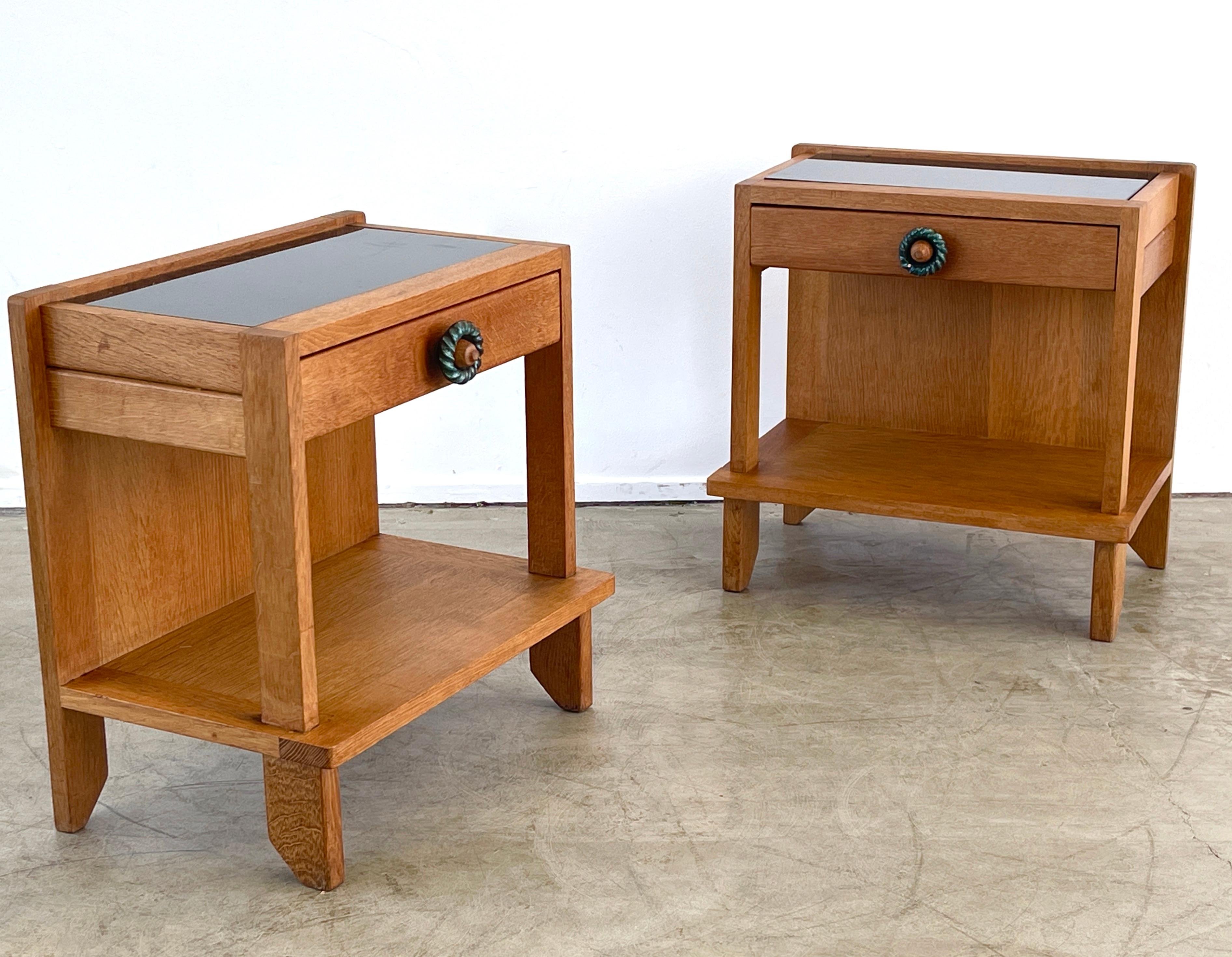 French Guillerme et Chambron Nightstands