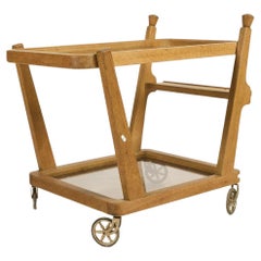 Guillerme und Chambron  Barwagen aus Eiche, Votre Maison um 1970