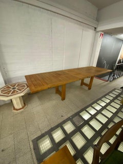 Guillerme et Chambron, Oak Bourbonnais Table, circa 1970