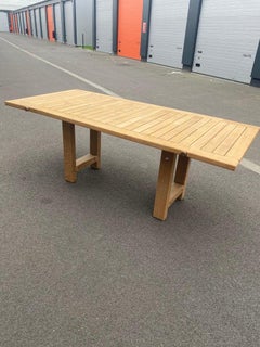 Guillerme et Chambron, Oak Bourbonnais Table, circa 1970