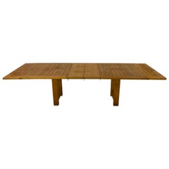 Guillerme et Chambron, Oak Bourbonnais Table, circa 1970