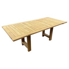 Guillerme et Chambron, Oak Bourbonnais Table, circa 1970