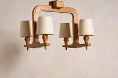 Guillerme et Chambron Oak Chandelier / Pendentif