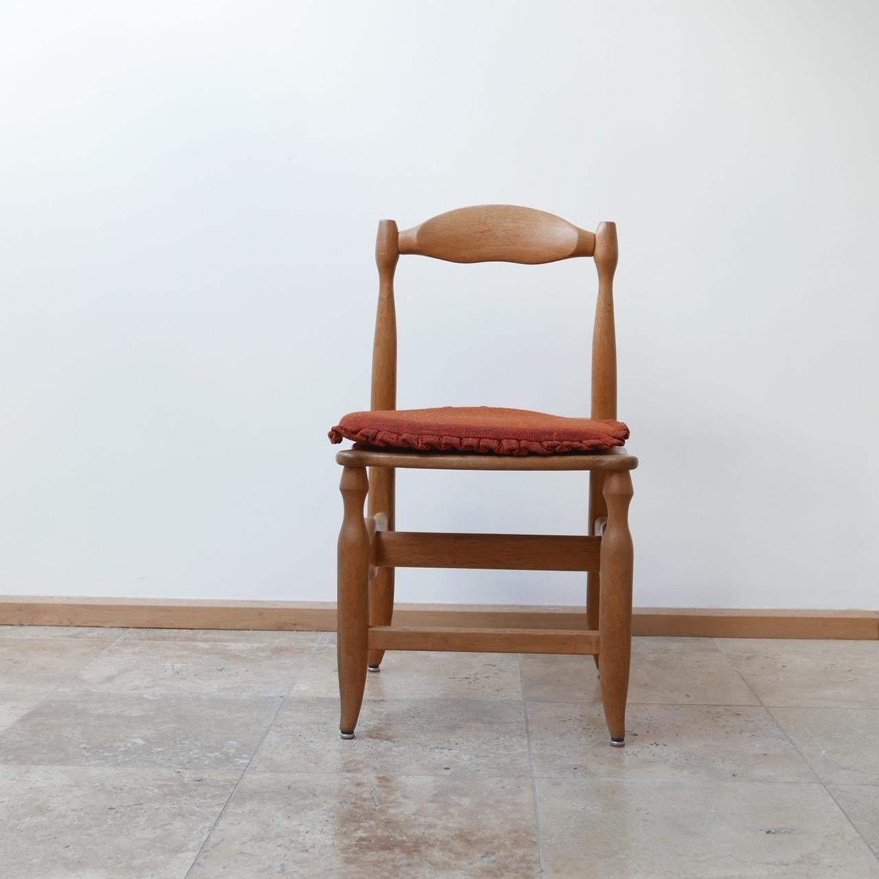 Guillerme et Chambron Oak Dining Chairs '6' 9
