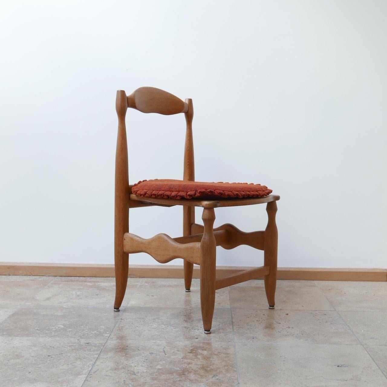 Guillerme et Chambron Oak Dining Chairs '6' 10