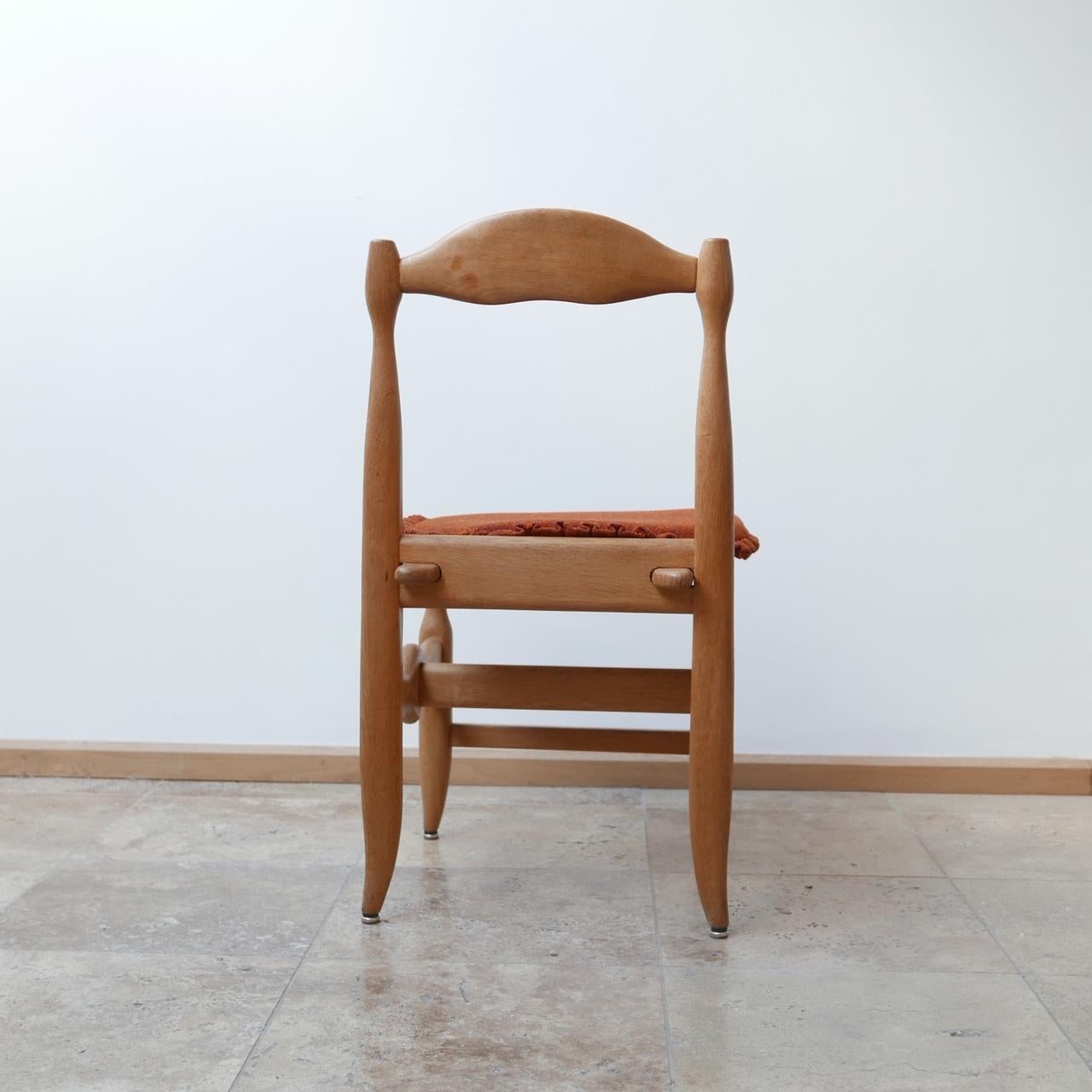 Guillerme et Chambron Oak Dining Chairs '6' 11
