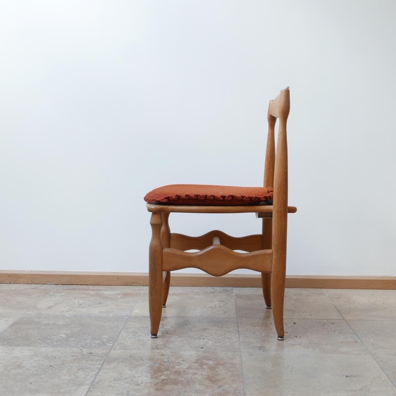 Guillerme et Chambron Oak Dining Chairs '6' 12