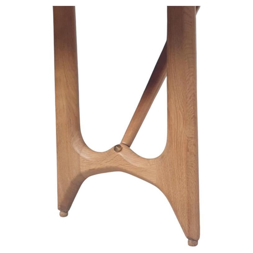 Guillerme et Chambron,  oak dinning room table, Edition Votre Maison For Sale 3