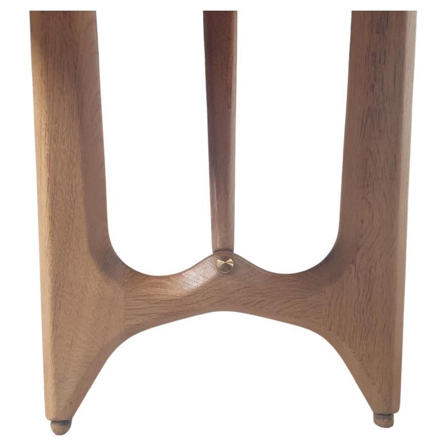 French Guillerme et Chambron,  oak dinning room table, Edition Votre Maison For Sale