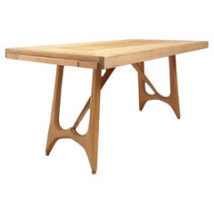 Guillerme et Chambron,  oak dinning room table, Edition Votre Maison