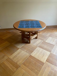 Guillerme et Chambron, Oak Gueridon Stanislas Model