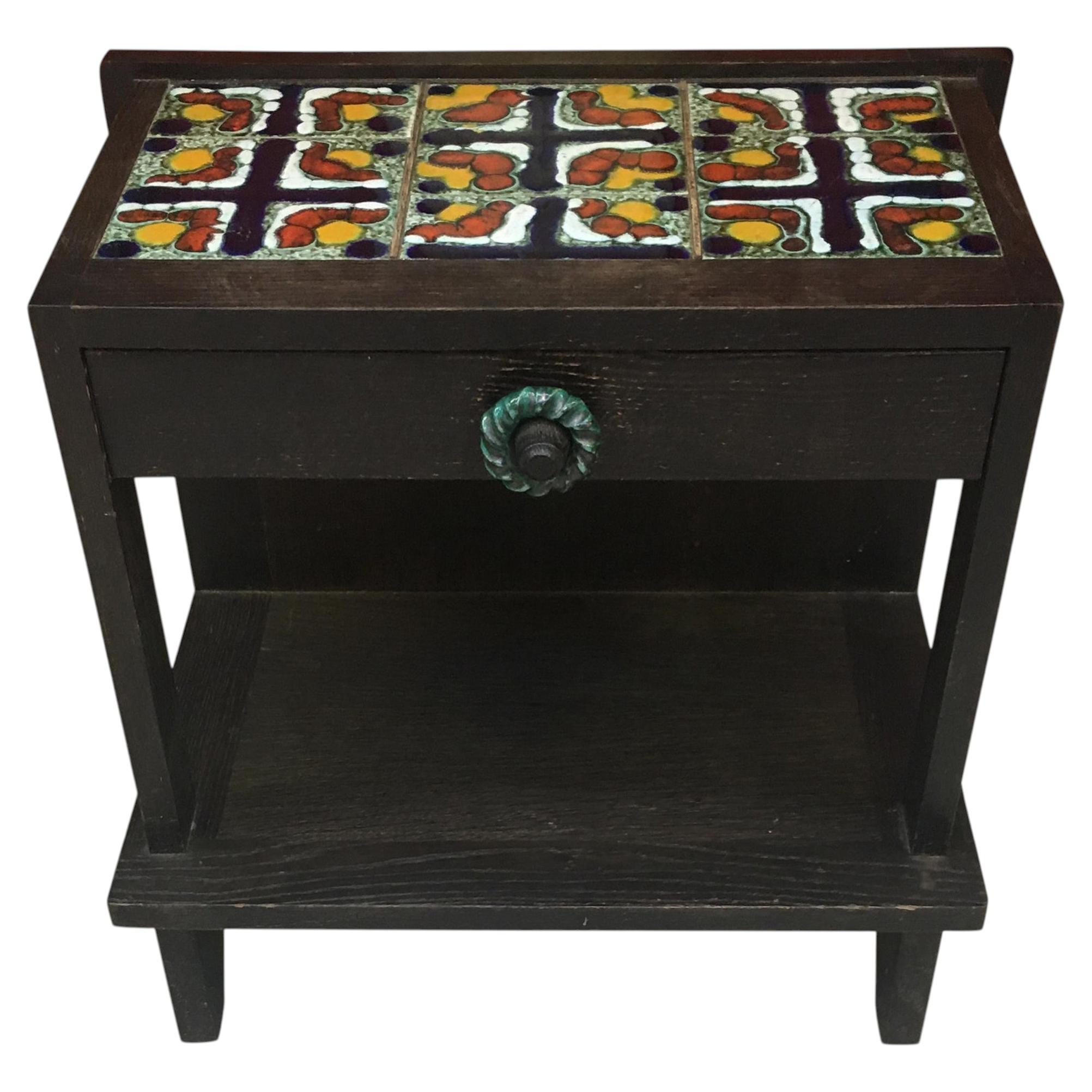 Guillerme et Chambron, Oak Nightstand Edition Votre Maison, circa 1960