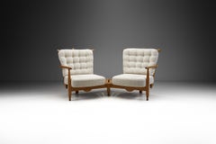 Guillerme et Chambron Eichenholz-Sessel für Votre Maison, Frankreich 1950er Jahre