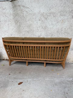 Guillerme et Chambron oak sofa "Édouard