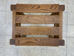 Guillerme et Chambron, Oak Stool, Edition Votre Maison, circa 1970
