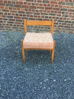 Guillerme et Chambron, Oak Stool, Edition Votre Maison, circa 1970
