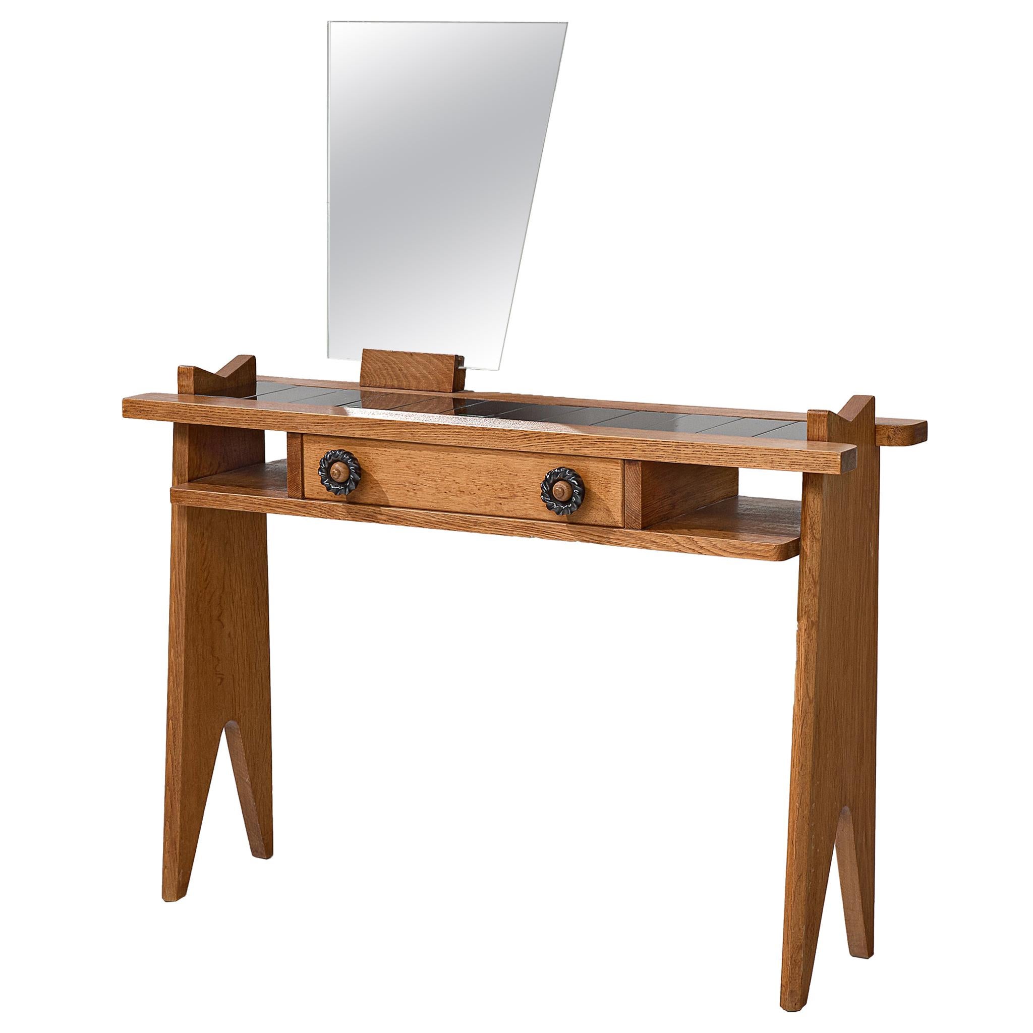 Guillerme et Chambron Oak Vanity Table