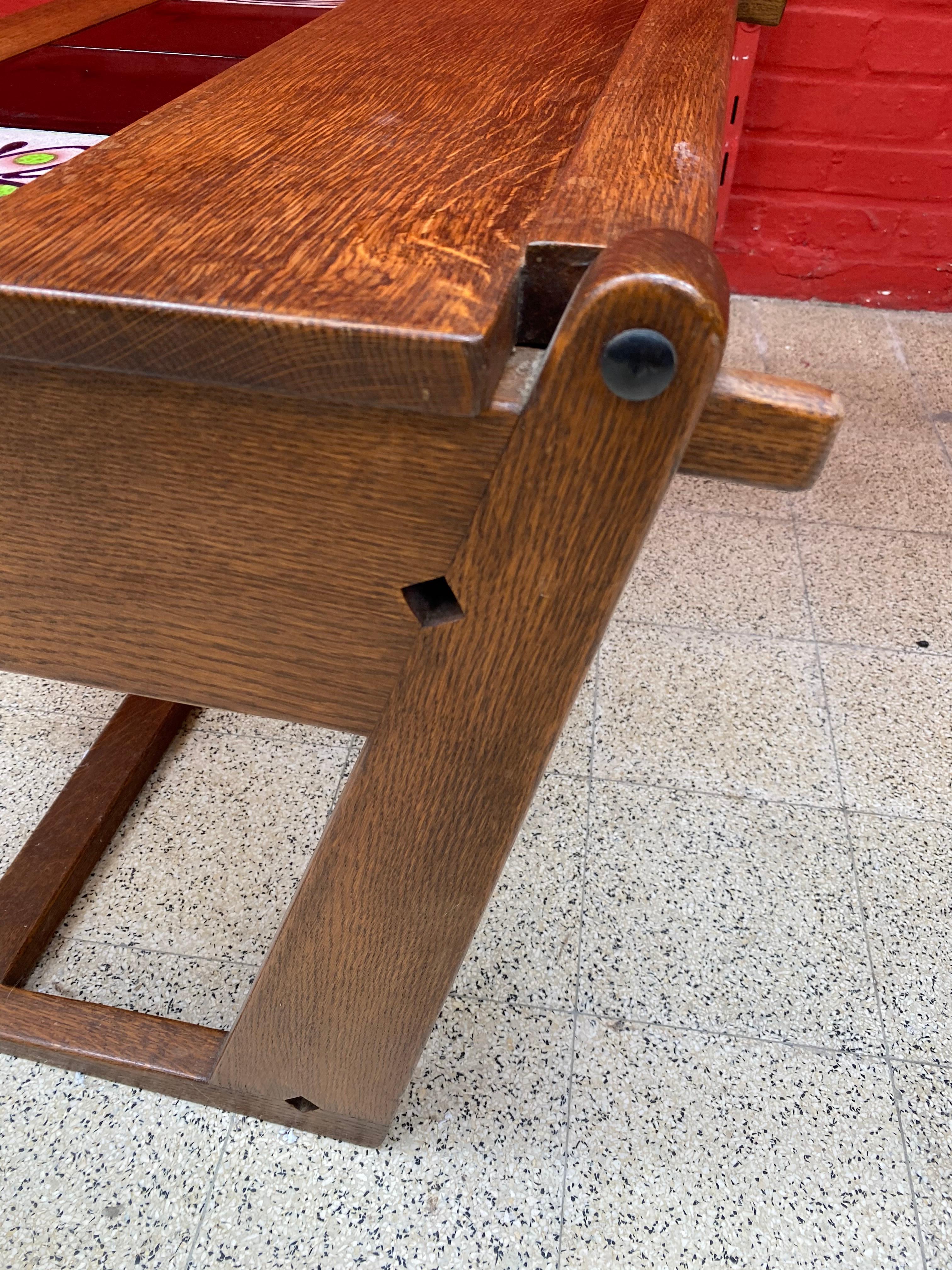 Guillerme et Chambron, Occasional Cabinet in Oak, circa 1960/1970 5