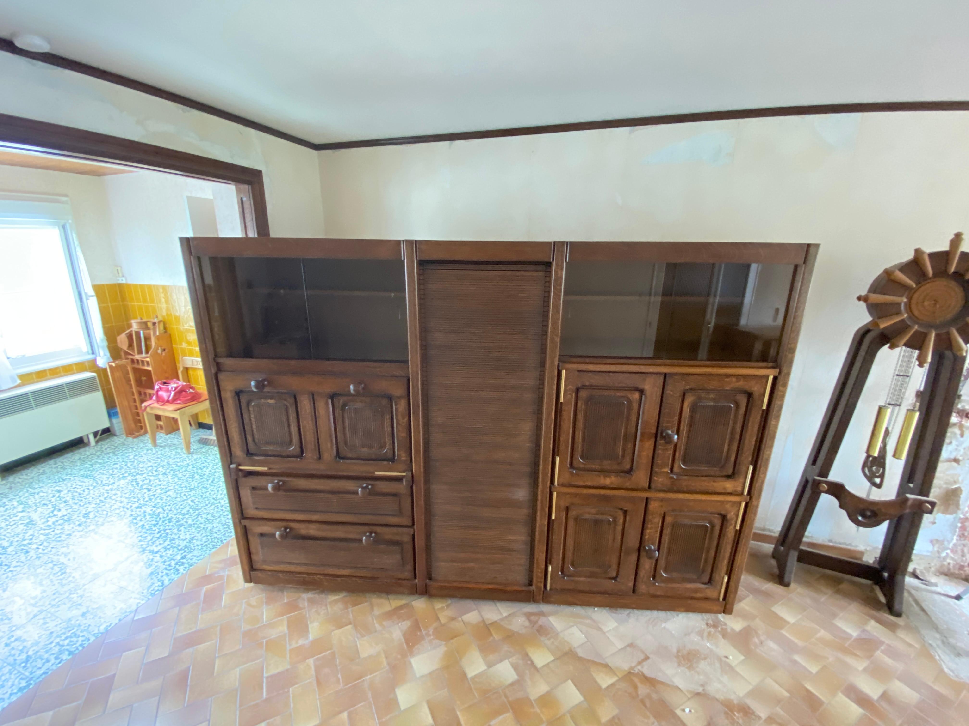 Guillerme et Chambron Original Cabinet in Oak Votre Maison Edition In Good Condition For Sale In Saint-Ouen, FR