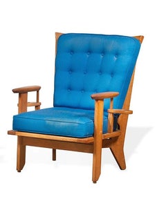 Guillerme et Chambron, Pair of 1960s Armchairs, Edition Votre Maison