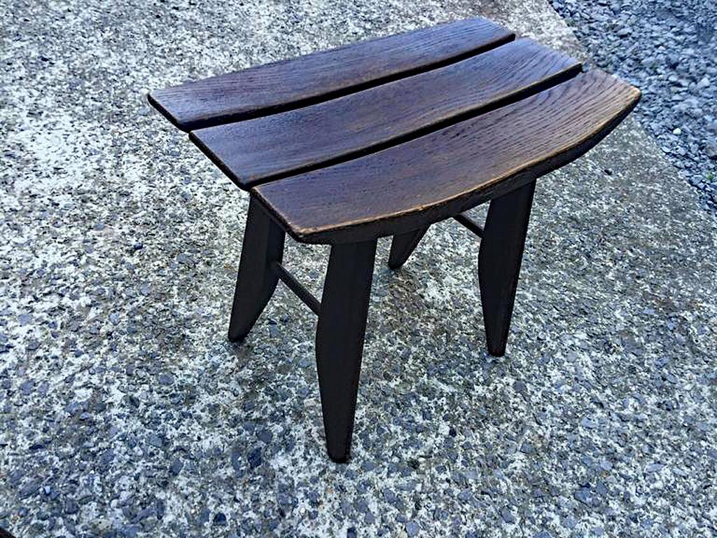 Chaise d'appoint en chêne Guillerme et Chambron Edition 