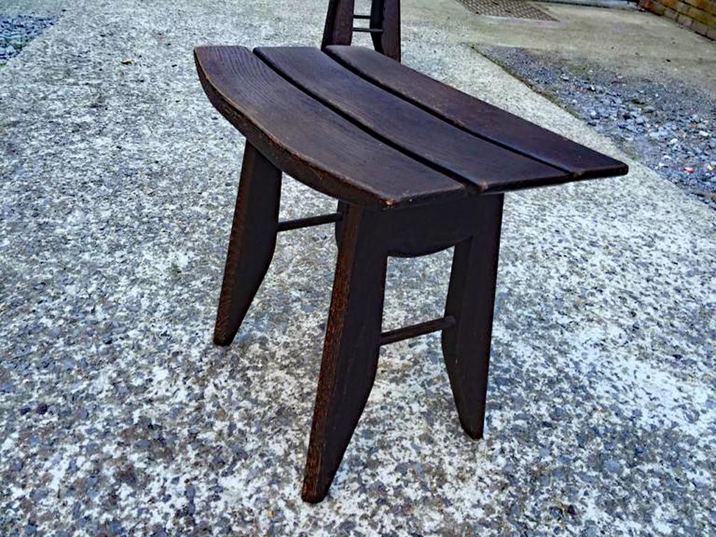 Mid-Century Modern Guillerme et Chambron paire de chaises d'appoint en chêne Edition 