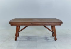 Guillerme & Chambron "Petronille" Extending Oak Dining Table, 1966