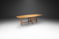 Guillerme et Chambron "Portefeuille" Folding Dining Table, France 1970s