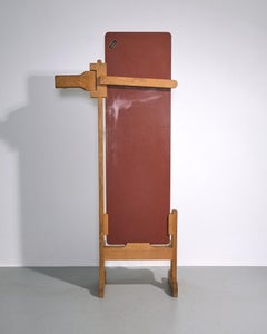 Guillerme et Chambron 'Psyche' Standspiegel mit keramischer Kachelablage