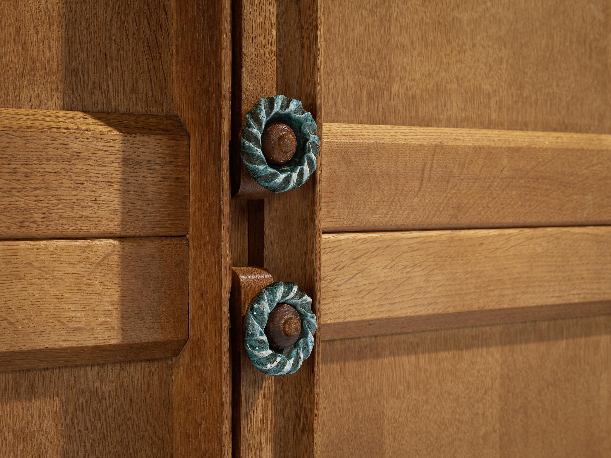 French Guillerme et Chambron 'Raphael' Cabinet in Oak