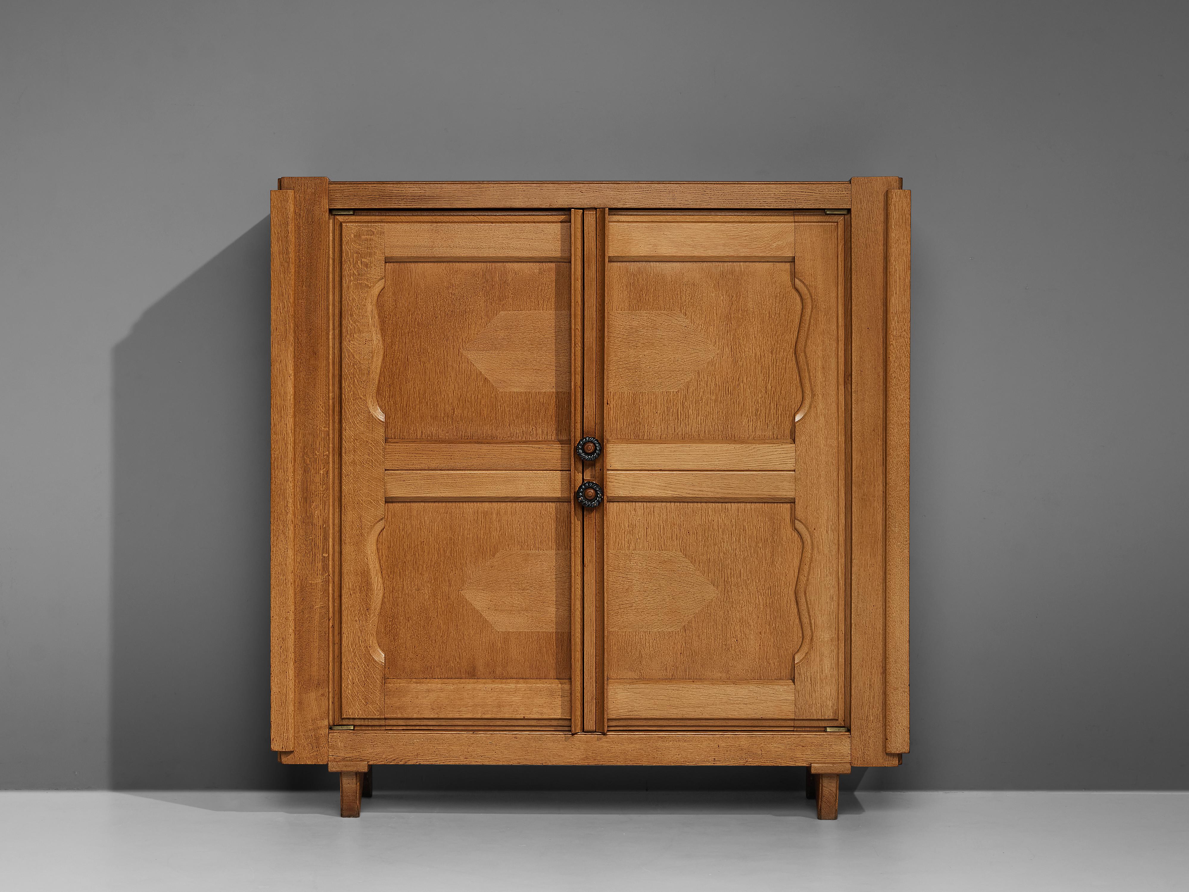 French Guillerme et Chambron 'Raphael' Cabinet in Oak