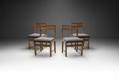 Guillerme et Chambron "Raphaël" Dining Chairs for Votre Maison, France 1960s