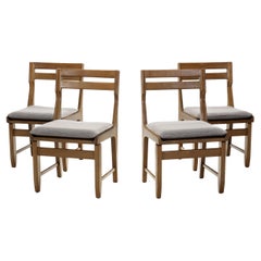 Guillerme et Chambron "Raphaël" Dining Chairs for Votre Maison, France 1960s