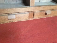 Guillerme et Chambron, Rare 1950 Oak Wardrobe, Edition Votre Maison