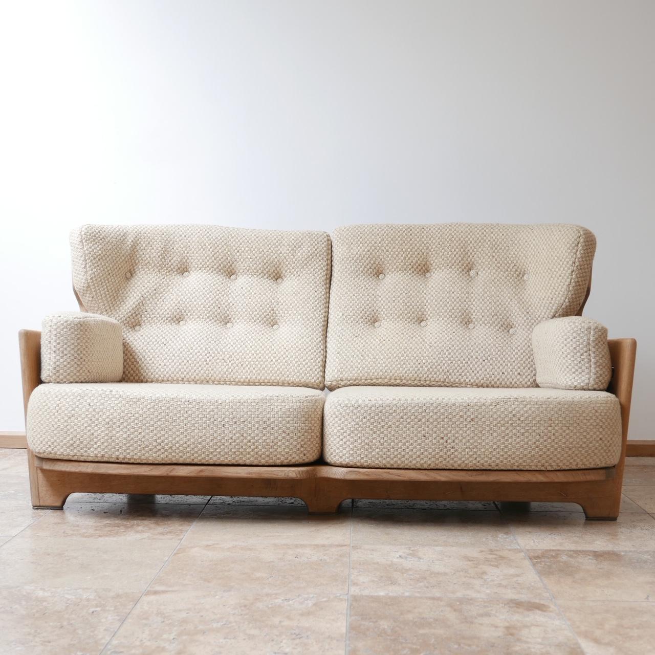 Guillerme et Chambron Rare Midcentury French Sofa 3